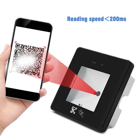 rfid card with qr code|rfid qr code scanner.